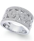 Diamond Band In Sterling Silver (1/5 Ct. T.w.)