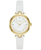 Kate Spade New York Women's Holland White Leather Strap Watch 34mm