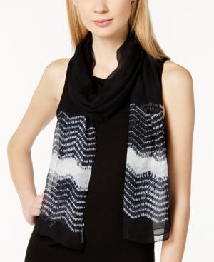 Eileen Fisher Sheer Wool Printed Scarf