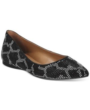 French Sole Fs/ny Quad Embellished Flats Women's Shoes
