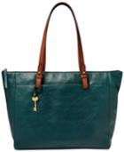 Fossil Rachel Leather Tote With Zipper