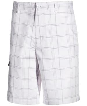 Greg Norman For Tasso Elba Men's Performance Stretch Plaid Golf Shorts, Only At Macy's