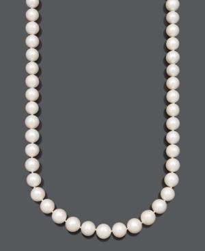 "belle De Mer Pearl Necklace, 30"" 14k Gold A+ Cultured Freshwater Pearl Strand (11-13mm)"