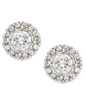 Trumiracle Diamond Earrings, 14k White Gold Diamond Halo Stud Earrings (1/2 Ct. T.w.)