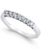 Diamond Seven Stone Band (1/4 Ct. T.w.) In 14k White Gold