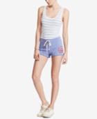 Denim & Supply Ralph Lauren Graphic French Terry Cotton Shorts
