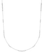 Inc International Concepts Silver-tone Crystal Rope Necklace, Only At Macy's