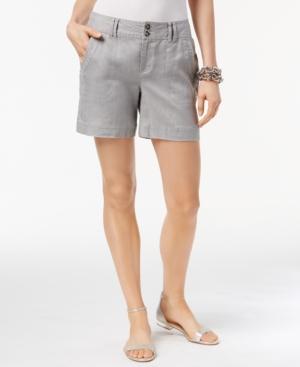 Inc International Concepts Linen Shorts, Created For Macy's