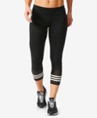 Adidas Climalite Mesh-trimmed Cropped Leggings