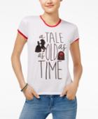 Disney Beauty And The Beast Juniors' A Tale As Old As Time Graphic Ringer T-shirt