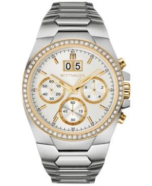 Wittnauer Men's Chronograph Brody Stainless Steel Bracelet Watch 48x41mm Wn3047