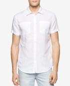 Calvin Klein Jeans Men's Skip Striped Short-sleeve Shirt