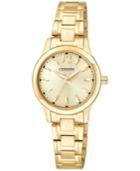 Citizen Women's Gold-tone Stainless Steel Bracelet Watch 25mm El3032-53p