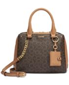Calvin Klein Boxy Signature Small Satchel