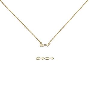 Kitsch Insta Collection Arrow Necklace And Earring Box