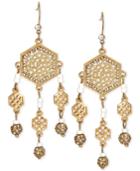 M. Haskell For Inc Gold-tone Filigree Chandelier Earrings, Only At Macy's