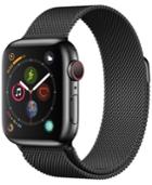 Apple Watch Series 4 Gps + Cellular, 40mm Space Black Stainless Steel Case With Space Black Milanese Loop