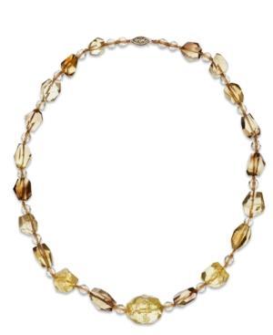 Lemon Quartz Collar Necklace In 14k Gold (239-1/2 Ct. T.w.)
