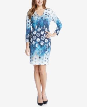 Karen Kane Seascape Printed Sheath Dress