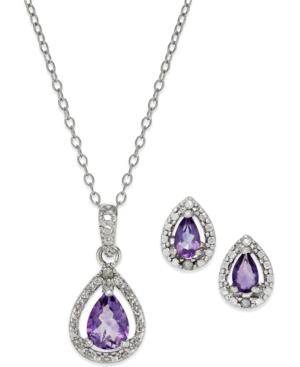 Amethyst (1 Ct. T.w.) And Diamond Accent Jewelry