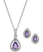 Amethyst (1 Ct. T.w.) And Diamond Accent Jewelry