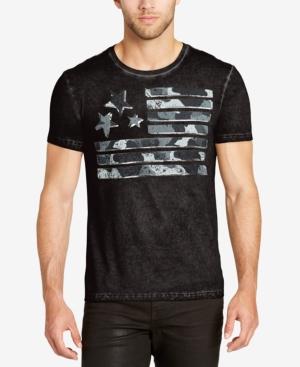 William Rast Men's Camo Graphic-print T-shirt