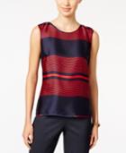 Tommy Hilfiger Striped Woven Shell