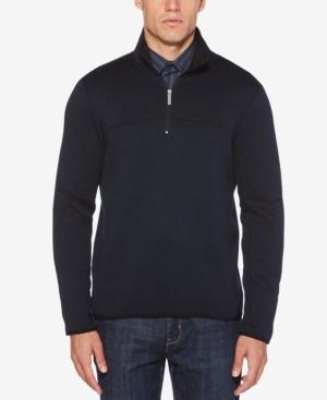 Perry Ellis Men's Knit Quarter-zip Sweatshirt