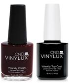 Creative Nail Design Vinylux Oxblood Nail Polish & Top Coat (two Items), 0.5-oz, From Purebeauty Salon & Spa