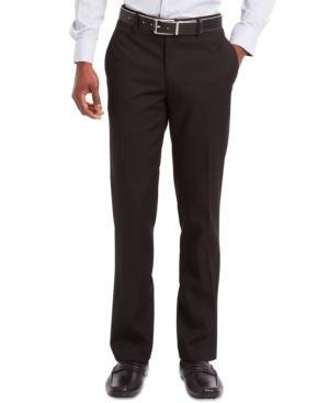 Kenneth Cole Reaction Flat-front Dress Pants