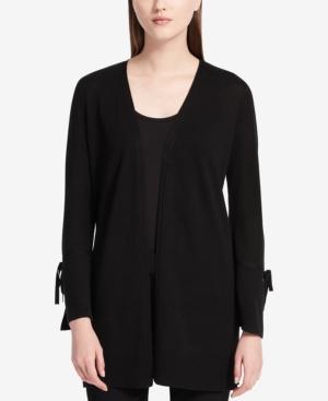 Calvin Klein Split-cuff Tie Cardigan