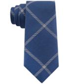 Tommy Hilfiger Men's Woven Large Grid Skinny Tie