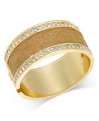 Thalia Sodi Gold-tone Glitter Crystal Cuff Bracelet, Only At Macy's