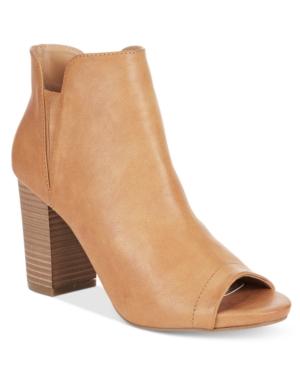 Madden Girl Fizzle Peep-toe Booties Women's Shoes