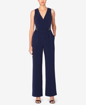 Catherine Malandrino Inez Sleeveless Buckle Jumpsuit