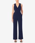 Catherine Malandrino Inez Sleeveless Buckle Jumpsuit