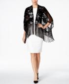 Inc International Concepts Floral Velvet Burnout Kimono, Created For Macy's