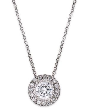 Trumiracle Diamond Necklace, 14k White Gold Diamond Halo Pendant (1/2 Ct. T.w.)