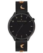 Thom Olson Women's Black Mesh Bracelet Watch 40mm