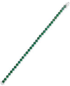 Emerald Tennis Bracelet (8 Ct. T.w.) In Sterling Silver