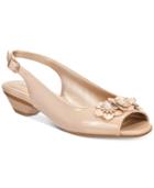 Karen Scott Irmaa Slingback Peep-toe Pumps, Created By Macy's Women's Shoes
