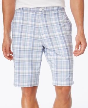 Calvin Klein Men's Heathered Plaid 10.5 Shorts