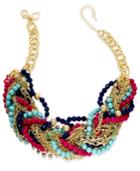 Thalia Sodi Gold-tone Multi-bead Chunky Torsade Necklace, Only At Macy's