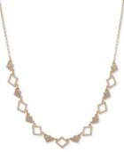 Ivanka Trump Gold-tone Link & Crystal 36 Slider Necklace