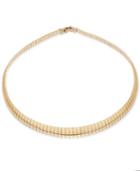 Thalia Sodi Gold-tone Herringbone Collar Necklace, Only At Macy's