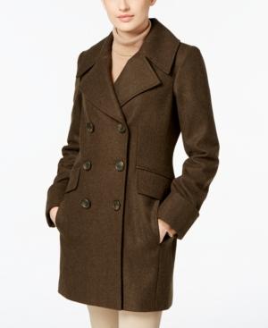 Anne Klein Wool-blend Peacoat