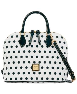 Dooney & Bourke Carolina Zip Leather Satchel
