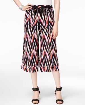 Ny Collection Printed Culotte Pants