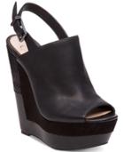 Jessica Simpson Radina Slingback Platform Wedge Sandals Women's Shoes