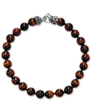Scott Kay Men's Onyx Bead Link Bracelet, (also In Red Tiger's Eye)